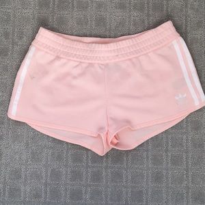 Adidas pink mesh shorts
